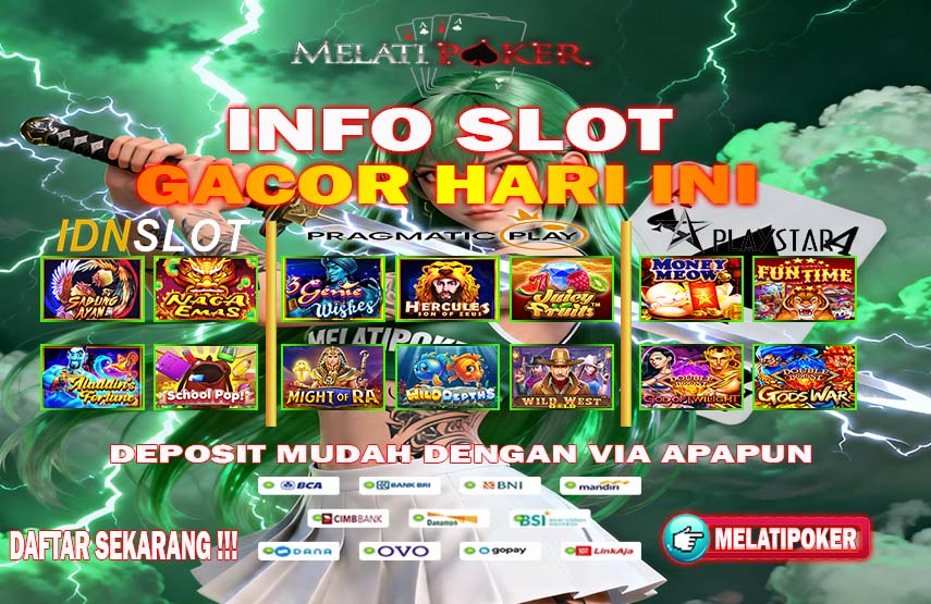 MelatiCasino Slot QRIS Gacor Deposit Mudah Winrate Tinggi